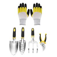 Garden Tool Set Multi-Functional Garden Kit Practical/Trowel/Rake/Shovel/Fork/Scissors/Gloves/Tool Bag Included