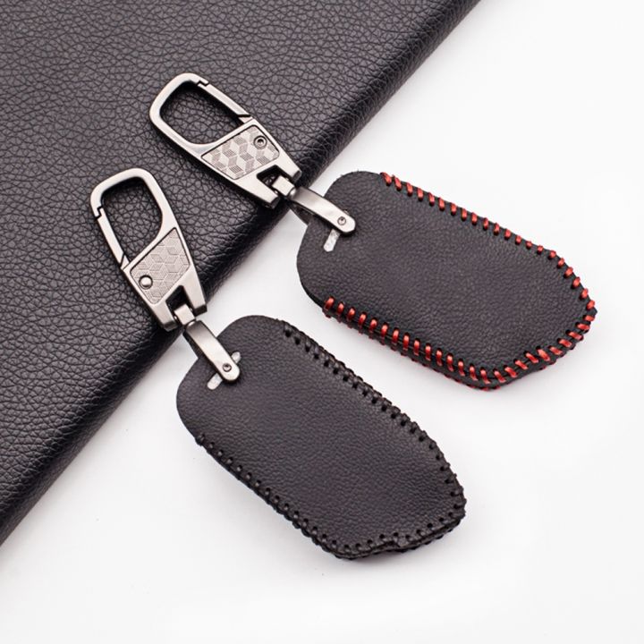 two-way-lcd-remote-leather-key-case-cover-for-sher-khan-mobicar-a-mobicar-b-russian-version-2-way-car-alarm-system-accessories