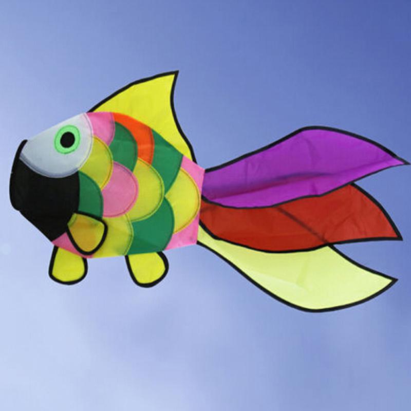 NEW Rainbow Fish Kite Windsock Outdoor Garden Decor Kids Line Laundry Kids T;AP 
