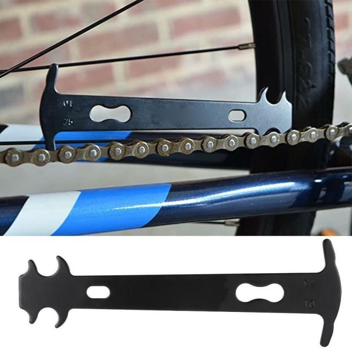 bicycle-chain-wear-gauge-checker-bike-repair-accessories-compatible-steel-cycling-chains-measuring-ruler-tool