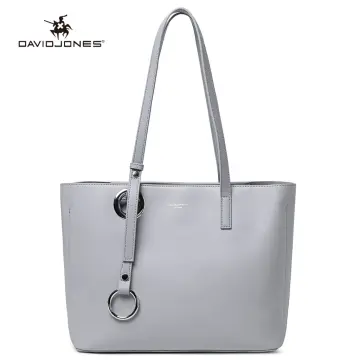 David Jones 2023 Spring Summer New Collection Women's PU Leather Tote  Shoulder Bag Ladies Top Handle Messenger Purse for Women