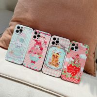 เคสโทรศัพท์ iphone เคสกันรอยขีดข่วน IMD เงาลายการ์ตูนส์ ขอบขนมปัง เคสไอโฟน  เคสคลุมเลนส์กล้องอย่างดี 8 8plus 7plus X XS XR XSmax 11promax 11 12promax 12pro 12