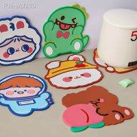 Japanese Cute Coaster Mug Cartoon Astronaut Household Tea Drink Heating Pads Table Water Waterproof Pvc Placemat Mat Decoration