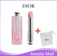 #Amelie Mall【ของแท้100%】 ลิปบาล์ม Dior Addict lip glow 3.2g บำรุงริมฝีปาก ให้ความชุ่มชื้น สี 001 pink และ 004 Coral ใช้แล้วสดใส ร่าเริง พร้อมส่ง