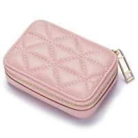 woman coin purse Leather Women Cosmetic Hand Bags Lipstick Bag Travel Wash Storage Clutch Bag Portable Hand Makeup Bags Female