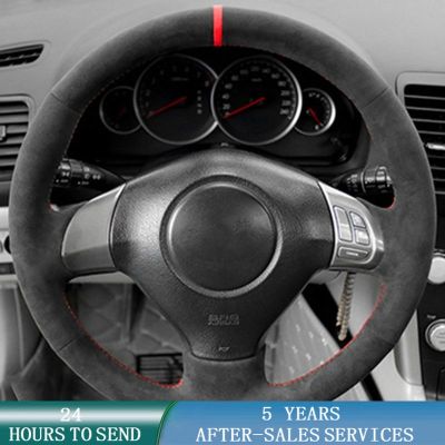 【YF】 Car Steering Wheel Cover Suede Leather Accessories For Subaru Forester 2008-2012 Impreza 2008-2011 Legacy 2008-2010 Exiga 2