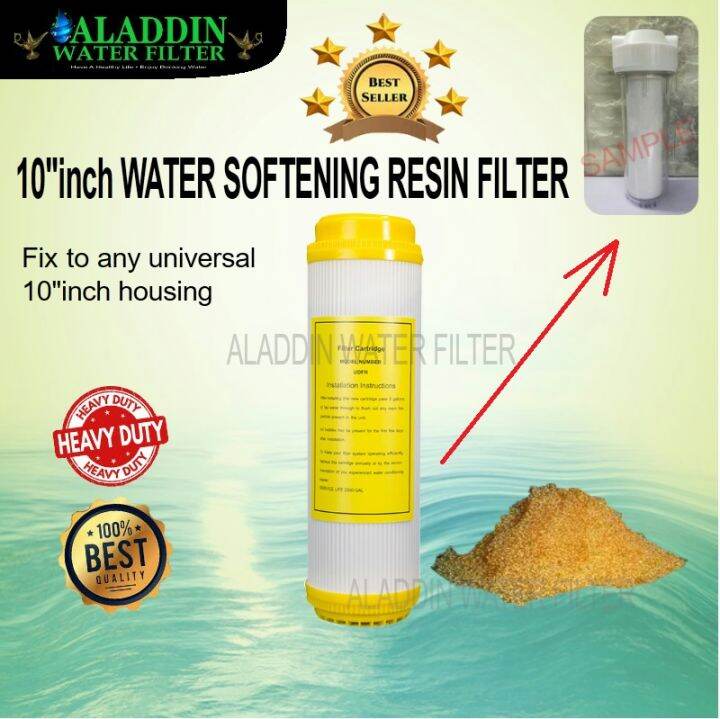 WATER SOFTENING RESIN FILTER/ 10" Water Filter Replacement Lazada