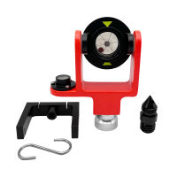 Mini Prism 102 METAL MINI PRISM OFFSET 0-30 With 58 "Mounting Thread W SIDE BUBBLE W SOFT BAG Total Station