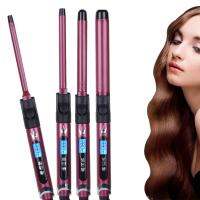 【LZ】▬▼♧  mulheres de cabelo styling ferramentas Super fino longo encaracolado cabelo barra de luzes rotativas líquido vermelho de Pelúcia cor De rosa lã rolo modelador de cabelo pequeno 9 centímetros super modelo sh110081