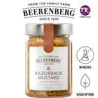 Beerenberg Razorback Mustard เบียร์เรนเบิร์ก เรเซอร์แบค มัสตาร์ด 150g. ปรุงรสพริกและเครื่องเทศ