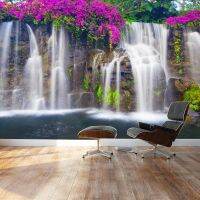 □┇▨ Custom 3D Photo Wallpaper HD Huge Waterfall Wall Mural Poster Wall Stickers Home Decor Vinyl Removable Decor