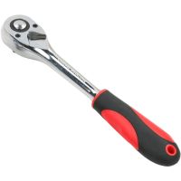 Straight Socket Ratchet Wrench 1/2 quot; 3/8 quot; 1/4 quot; Flexible High Torque 72 Teeth Cr-v Quick Release