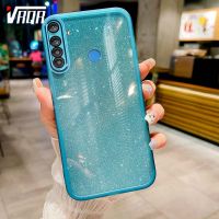 เคสโทรศัพท์ VRQR สำหรับ OPPO Realme 5 5i 5S 6i C3 C3i Realme Narzo 10 10A 20A ระดับไฮเอนด์เคสลายกากเพชรรวมทุกอย่างเคสกันกระแทกกล้องโปร่งใส