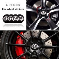 Style car 4Pcs 56mm Auto Emblem Logo Wheel Center Hub Cover Sticker For Lexus Is250  Nx200t Rx300 Car Accessories hui