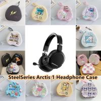 READY STOCK! For SteelSeries Arctis 1 Headphone Case Summer Style Cartoon Pudding dog for SteelSeries Arctis 1 Headset Earpads Storage Bag Casing Box