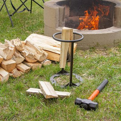 Firewood Distributor Heating Manual Firewood Distributor Wedge Hatchet Handmade Cast Iron Kindling Firewood Splitter