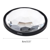 【Sell-Well】 yiyin2068 77mm Kaleidoscope Prism Kaleidoscope Glass Prism Camera Glass Filter Variable Number of Subjects SLR Photography My06 21