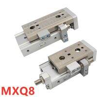 MXQ8L ใหม่ SMC เดิมของแท้สไลด์คู่มือกระบอกนิวเมติก MXQ8-10 mxq 8-20 MXQ8-30 MXQ8-40 MXQ8