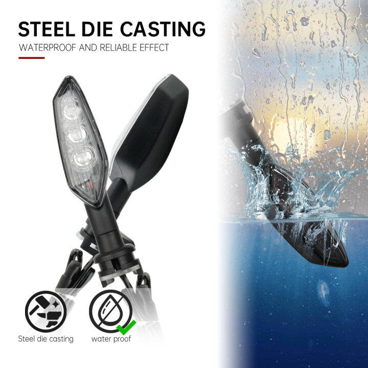 12V Motorrad Blinkerleuchte Wasserdicht - Für Yamaha MT09, MT07, XJ6 & Mehr