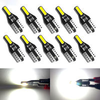 10PCS  New T10 W5W WY5W 168 501 2825 LED Car Wedge Parking Light Side Door Bulb Instrument Lamp Auto License Plate Light 12V