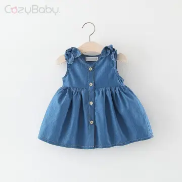 Newborn clearance denim dress