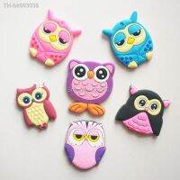 ❅ Free shipping (6pcs/lot) Cute Cartoon Owl fridge magnets whiteboard sticker Silicon Gel Refrigerator Magnet Kids gift/home decor