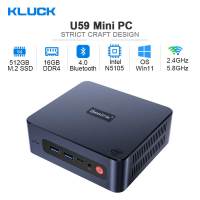 ใหม่ U59 Pro Mini PC มินิพีซี Windows 11 CPU Intel Celeron N5105 8GB/16GB Quad-Core Bluetooth 2.4G/5.8G WIFI Dual พอร์ตเอาต์พุต HDMI รองรับ 2.5 นิ้ว SSD/HDD Storage ขยาย Gigabit Internet Mini Computer