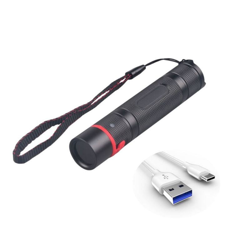 portable-c-type-cable-quick-charge-black-light-torch-ultra-bright-5w-amber-stone-detector-usb-365nm-uv-led-flashlight-rechargeable-flashlights