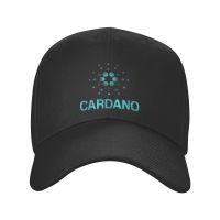 Fashion Cardano Logo Baseball Cap for Men Women  Adjustable Unisex Bitcoin Cryptocurrency Trader Dad Hat Outdoor Snapback Hats