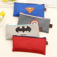 Hot Sales Cute Kawaii Cartoon Fabric Zipper Pencil Case For Kids Student Novelty Item School Material Pencil Cases Boxes