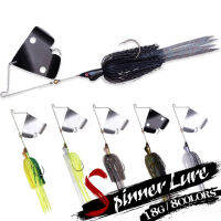 1PCS 25.5G Sinking Spinner Lure โลหะประดิษฐ์ Buzz เหยื่อ Bass Pike Swimbait ปลาคาร์พ Bass Pesca Wobblers ตกปลากลางแจ้ง