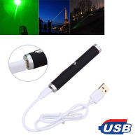 USB Green Sight Charge Pointer Light 532nm 5mw High Power Device Lazer Pen