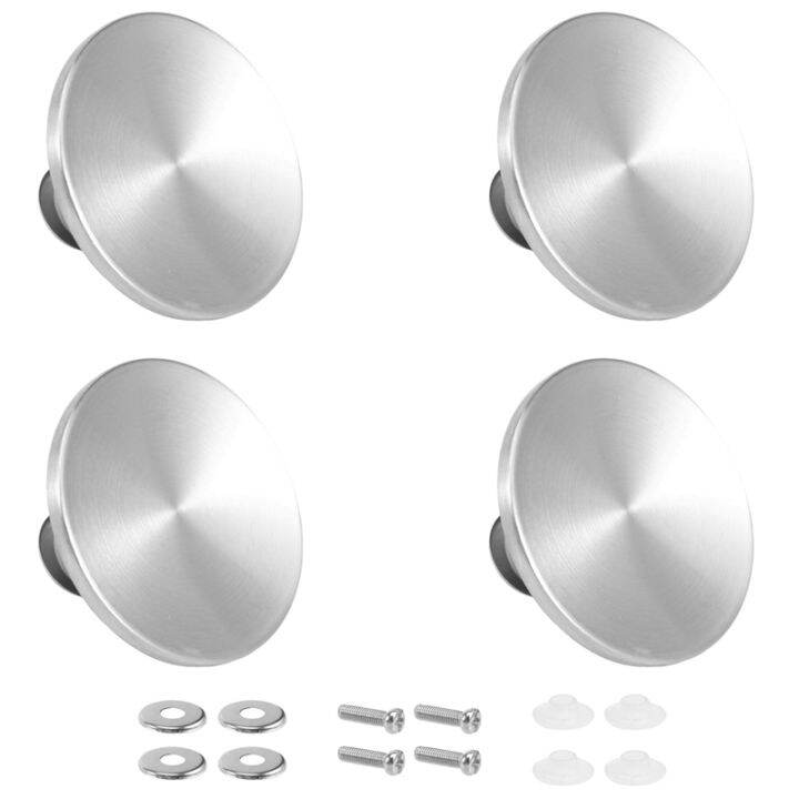 4 Sets Dutch Oven Knob Stainless Steel Replacement Knob Pot Lid Handle