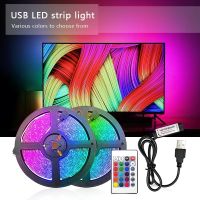 【CW】 Led Strip Usb Rgb Lamp 5V Stairs Kitchen Lighting Decorative Light For Rooms Bluetooth Indoor Ribbon Tv Backlight 1M 2M 3M 4M 5M