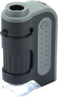 Carson MicroBrite Plus 60x-120x Power LED Lighted Pocket Microscope Single Pack