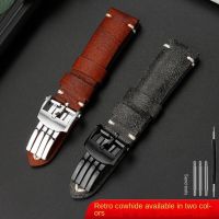Genuine Leather Watch Strap for Breitling Super Marine Aviation Timing Avengers Challenger mens soft Watch band 22mm bracelet