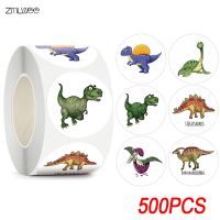 Stickers Dinosaur Kids Reward Label Tyrannosaurus Rex Stickers Scrapbook Stegosaurus Sticker Children Label Stickers Dinosaur