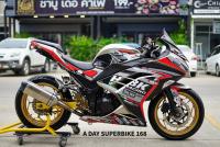 สติ๊กเกอร์แต่งลายรถ KAWASAKI NINJA 250/300 ลาย HSBK RACING