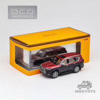 GCD 1:64 J310 LX600 SUV รถถนนรถโมเดล Diecast สีแดงสีดำ