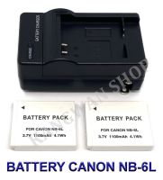 NB-6L  NB6L แบตเตอรี่  แท่นชาร์จ  แบตเตอรี่พร้อมแท่นชาร์จสำหรับกล้องแคนนอน Battery  Charger  Battery and Charger For Canon Powershot S120,SX510 HS,SX280 HS,SX500 IS,SX700,D20,S90,D30,ELPH 500,SX270,SX240,SX520 BY KANGWAN SHOP