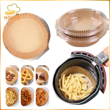 Air Fryer Disposable Paper Pads Air Fryer Liners Square Baking Papers for  Baking 