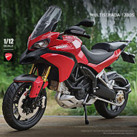 Maisto 112 Ducati Multistrada 1200วินาทีรถจักรยานยนต์รุ่นของเล่นยานพาหนะคอลเลกชัน Autobike Shork-Absorber ปิดถนน Autocycle ของเล่นรถ