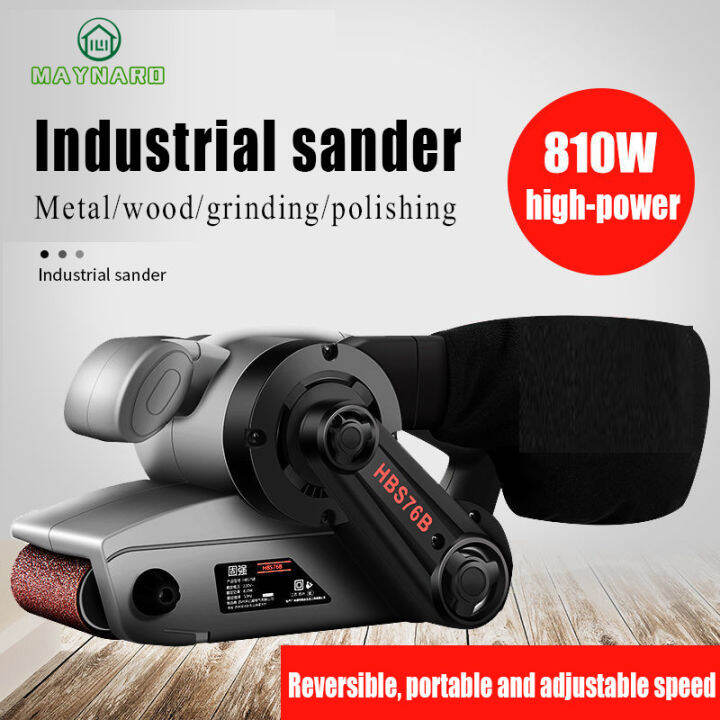 3 in. Corded Belt Sander with Dust Bag , Black Lazada PH