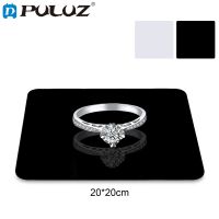 PULUZ 20x20cm Reflective White &amp; Black Acrylic Reflection Background Display Boards for Product Table Top Photography Shooting Colanders Food Strainer