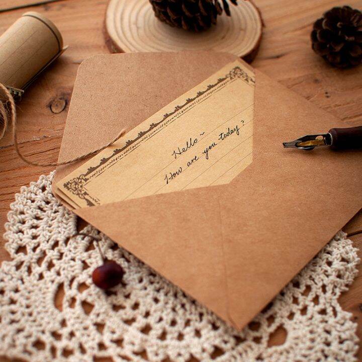 yf-12pcs-set-paper-envelope-postcard-wedding-invitation-korean-stationery-office-supplies