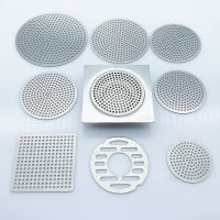 Th floor drain cap circular sewage filter plate square stainless steel bathroom toilet prevent hair