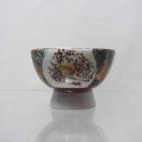 Kutani Yaki  Ware Japanese Sake Cup ลายสวย งานเก่าปีลึก