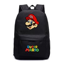 【❉HOT SALE❉】 ding26992525811481 การ์ตูน Super เป้สะพายหลังลายมาริโอรูปแบบ Rucksack Super Mario Schoolbag การพิมพ์ชายหญิงกระเป๋าเป้สะพายหลัง