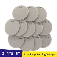 【CW】☂❁  10 Pcs 23456Sponge Sanding Disc Sandpaper Aluminum Oxide and 320-8000 Grits for Car Polishing   Grinding