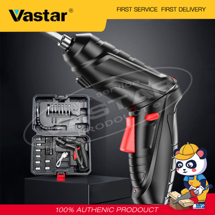 vastar-สว่านไฟฟ้าไร้สาย-ไขควงไฟฟ้าไร้สาย1800mah-สว่านไฟฟ้าแบบพกพาหมุน90-สว่านไฟฟ้าหนึ่งอันใช้งานได้สองแบบ